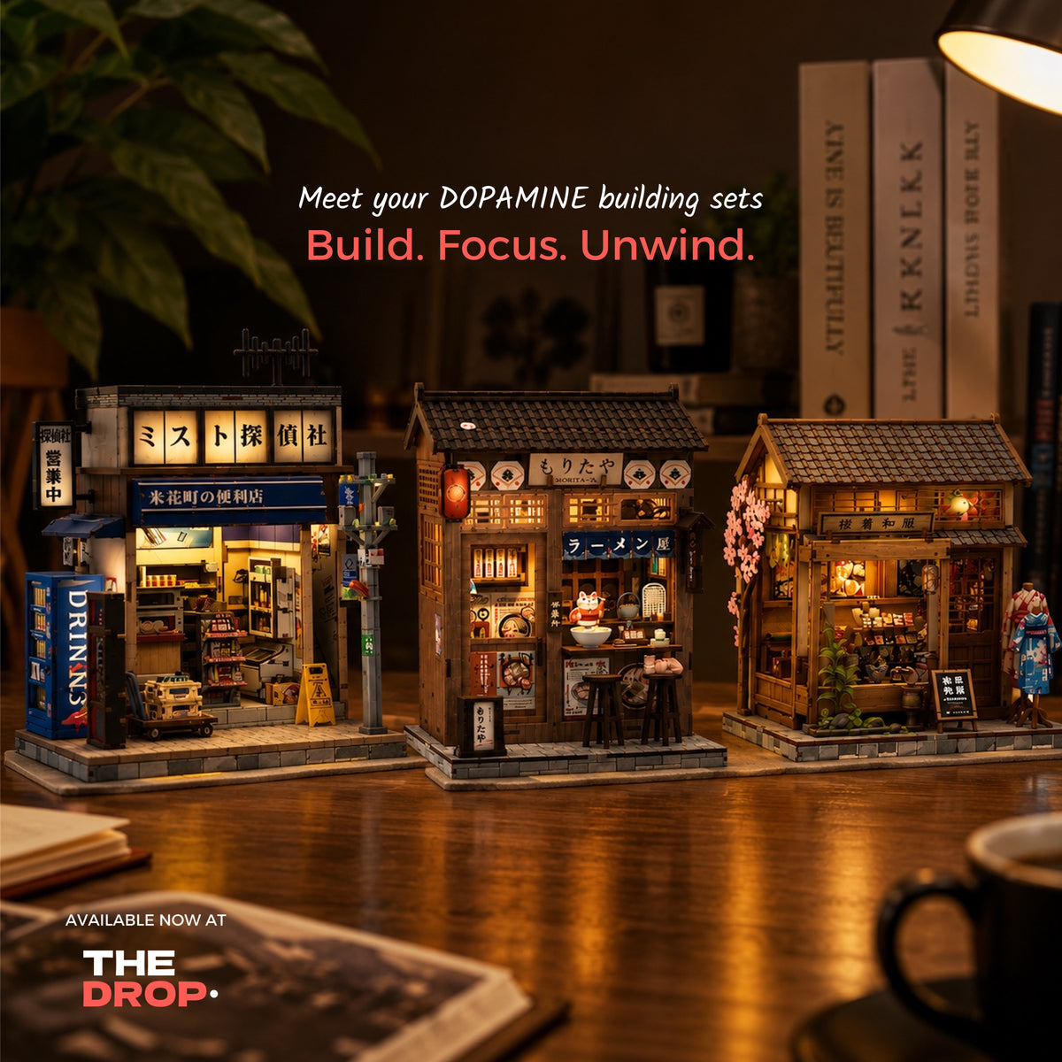 CuteBee Dopamine Building Sets | Japanese City Walk