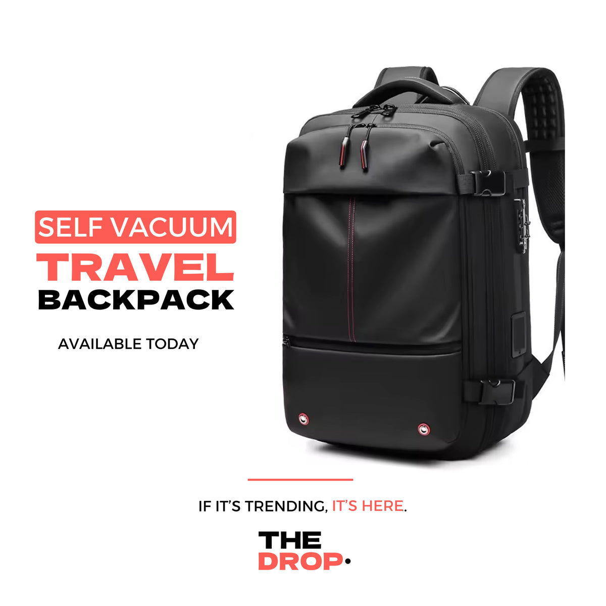Self Vacuum Travel Backpack