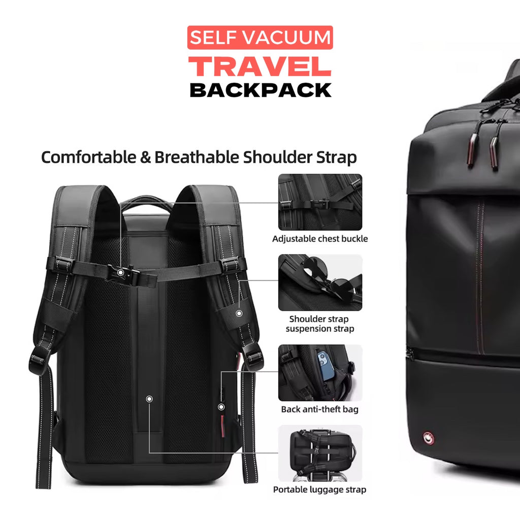 Self Vacuum Travel Backpack